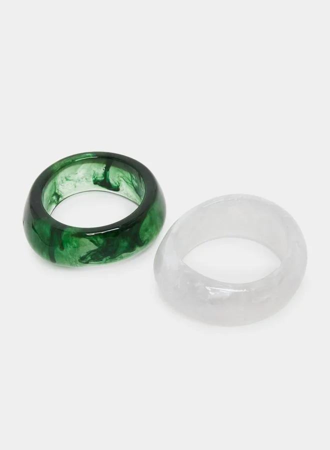 Styli Set Of 2 - Resin Bangle Bracelet